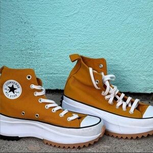 Converse platform High Top Sneakers - Mustard